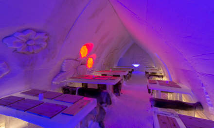 One of the Ice Restaurant’s rooms