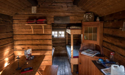 The inside of the cottage