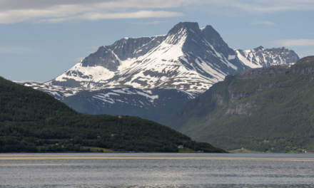 The mountain Steindalstinden