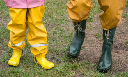 Dancing rubber boots