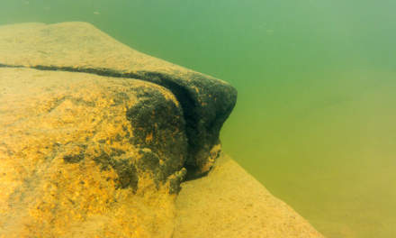 Underwater rock