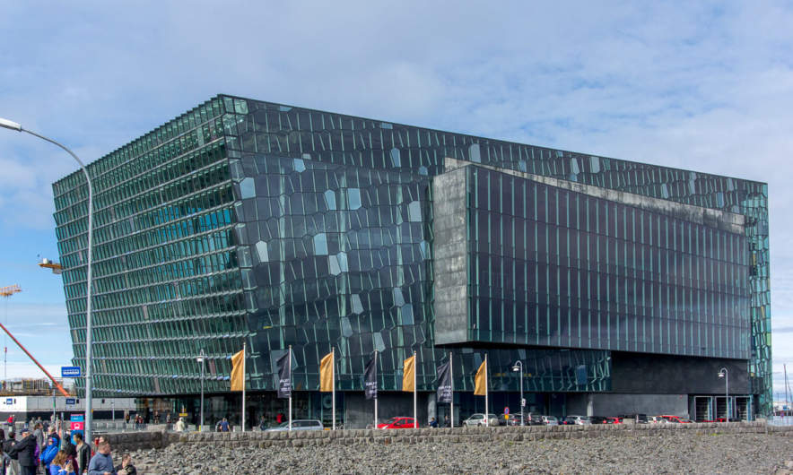 The concert hall Harpa