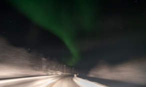 Aurora from the car I