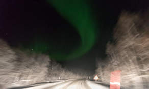 Aurora from the car II