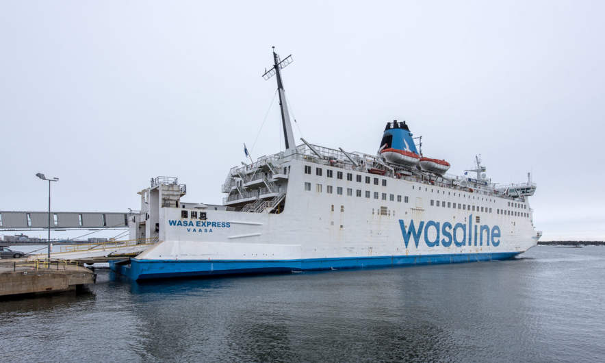 The Wasaline ferry Holmsund—Vaasa