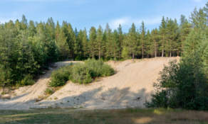 Sand dunes near the go-kart area