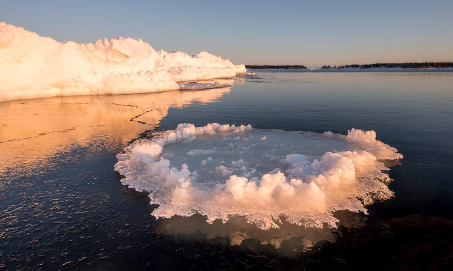 The “ice coast” of Skelleftehamn