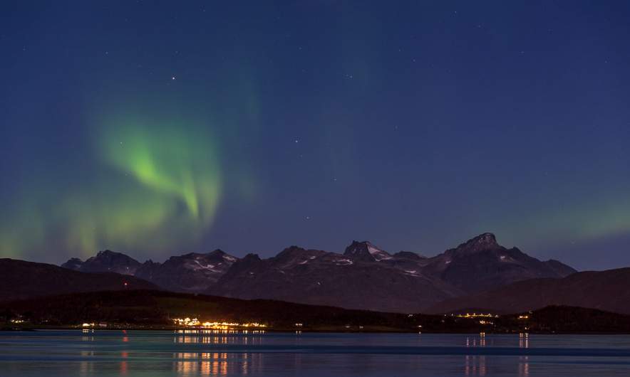 The first aurora in Tromsø
