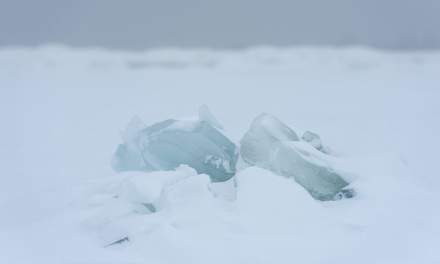 Blue sea ice