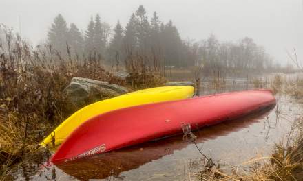 Flooded kayaks