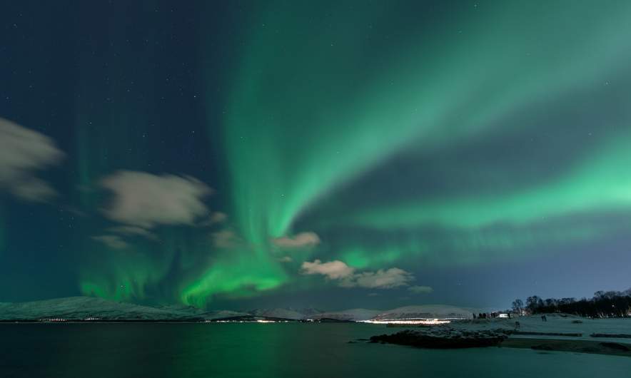 Polar light at Telegrafbukta in Tromsø I