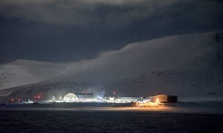 The airport of Longyearbyen