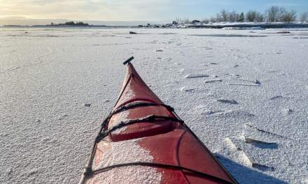 Kayaking over the ice II