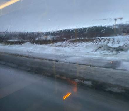 Rainy Tromsø from the bus I