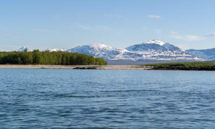 Grindøya with beaches and forests – Kvaløya in the back