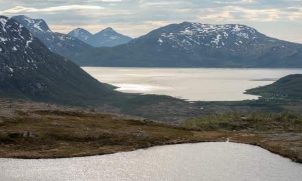 Lake in the front, fjord in the back – freshwater and saltwater