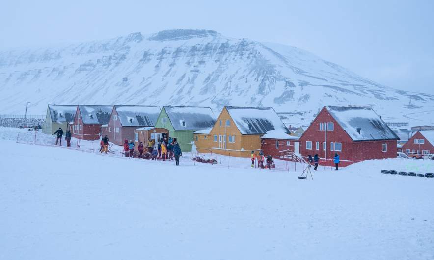 At Longyearbyen’s ski slope