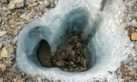 A hole in the ice