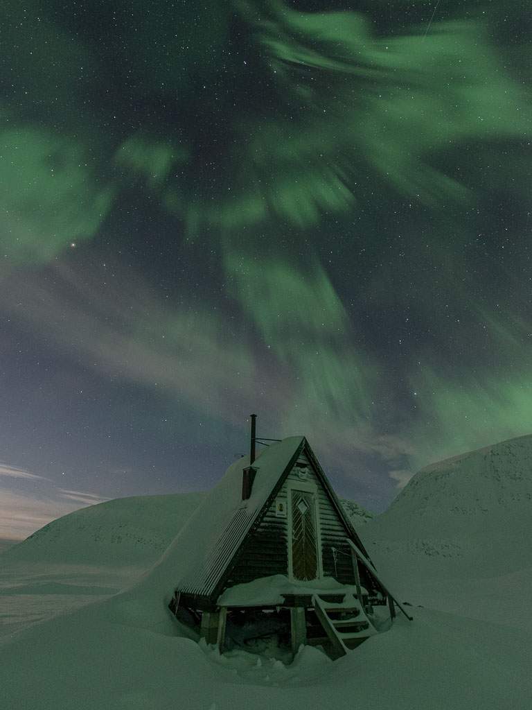 Northern lights at Sälka III