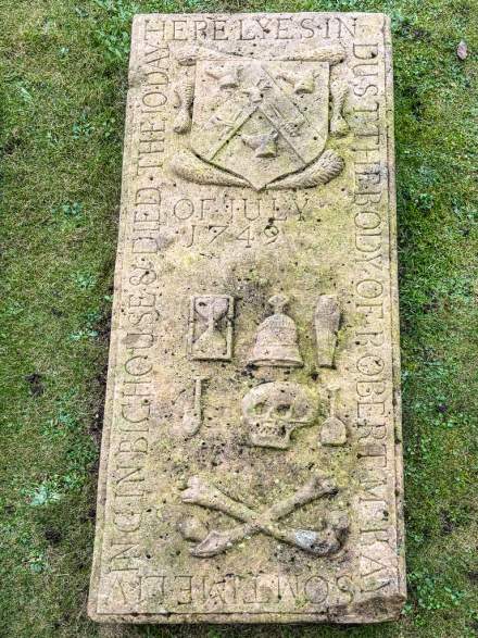 Gravestone from 1749