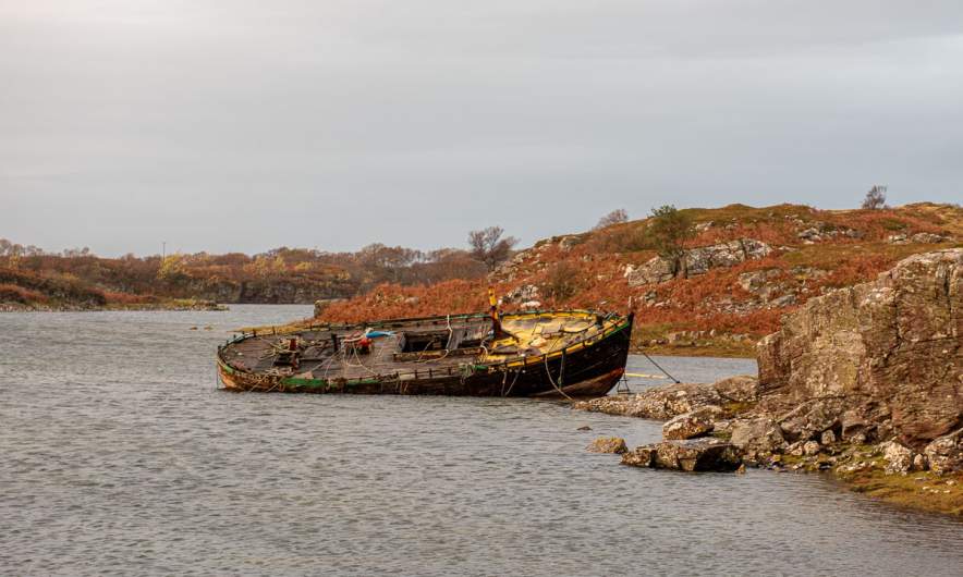 Ship wreck near Culduie