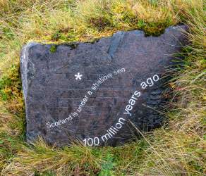 Scotland 100 million years ago