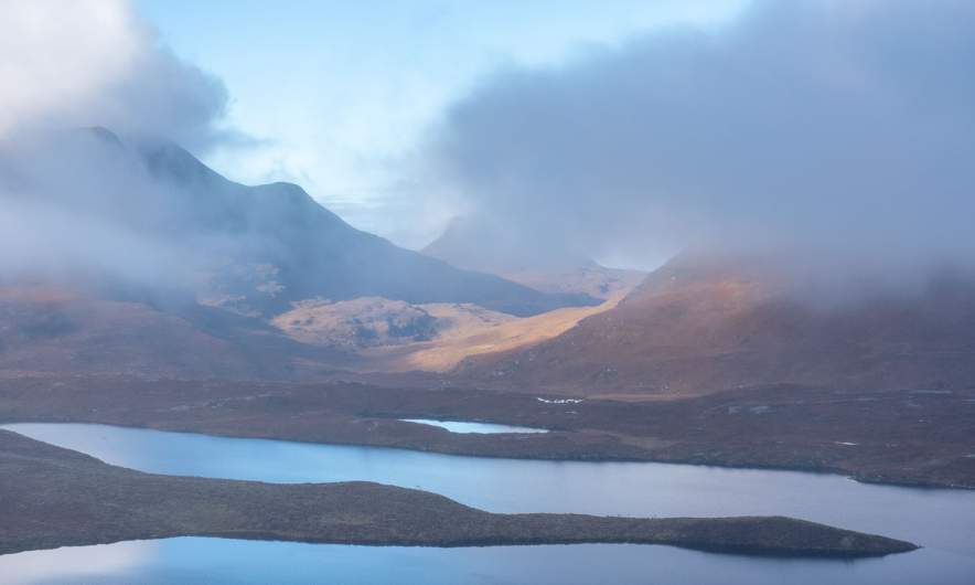 It’s clearing up – view from above