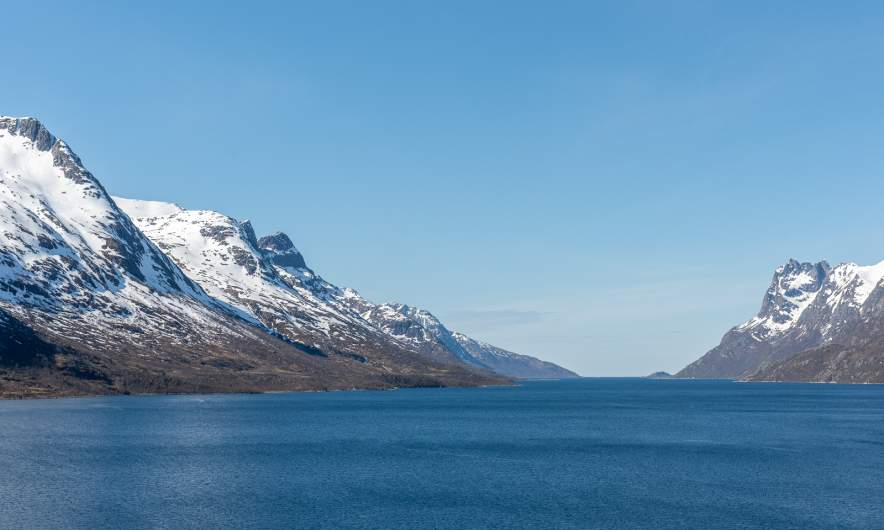 Ersfjorden looking west.
