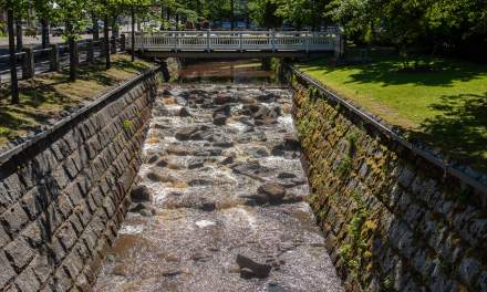 A little stream near the centre
