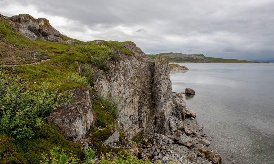 Coastal cliff