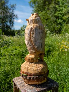Pikisaara environmental art I – Pikinen Poloku “City owl”