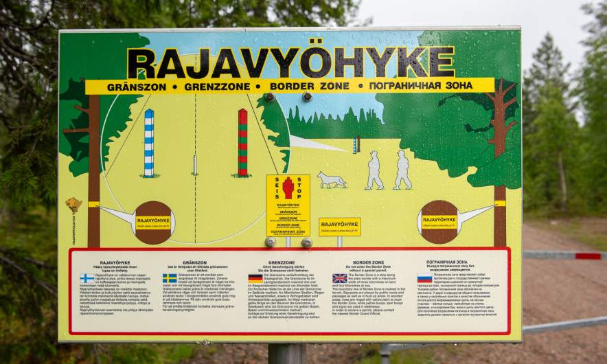 Russian border sign II