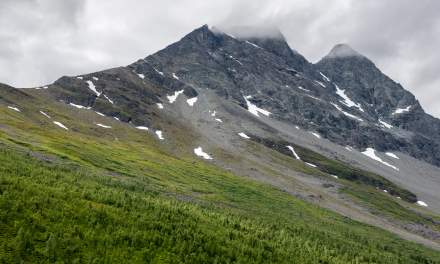 The mountain Steindalstinden