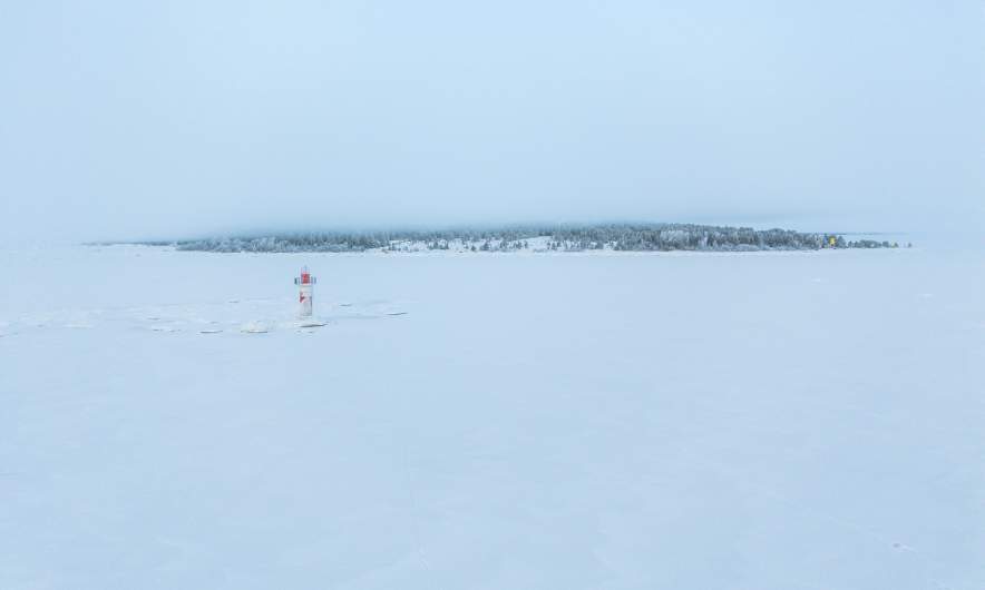 Baltic sea in winter