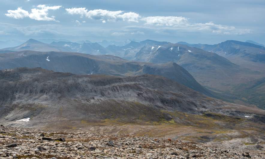 Mountain chains in the back