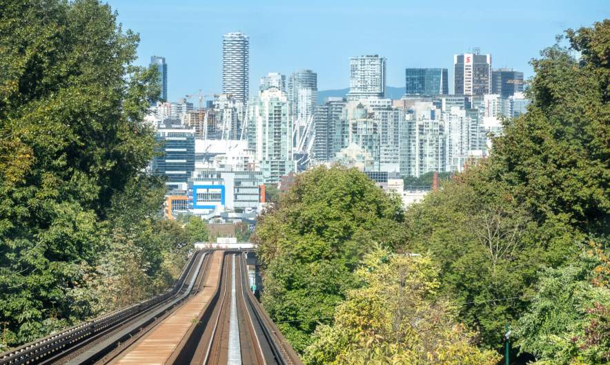 Taking the SkyTrain