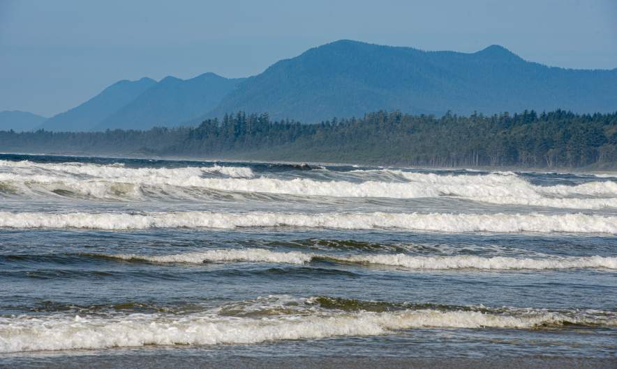 The open Pacific!