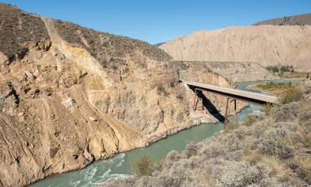 The bridge over Chilcotin river