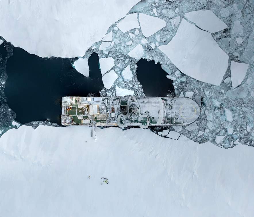 Cropped and rotated orthophoto