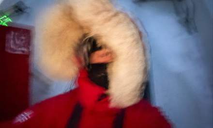 Gusty selfie