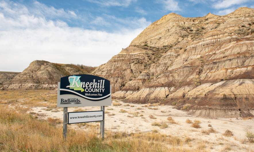Kneehill County Badlands