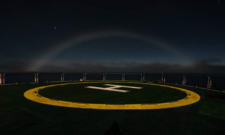 Lunar fog bow