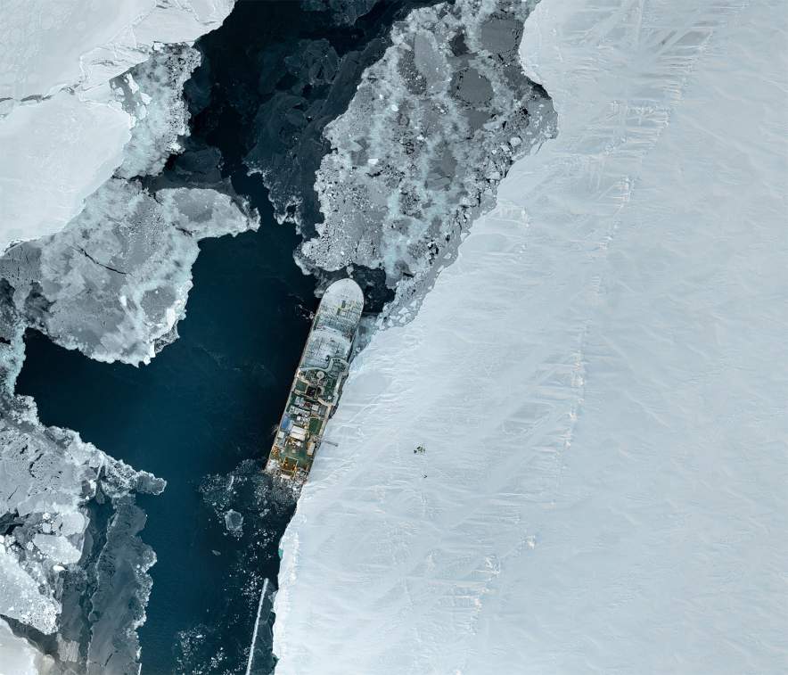 Orthomosaic of icestation #7 – cropped