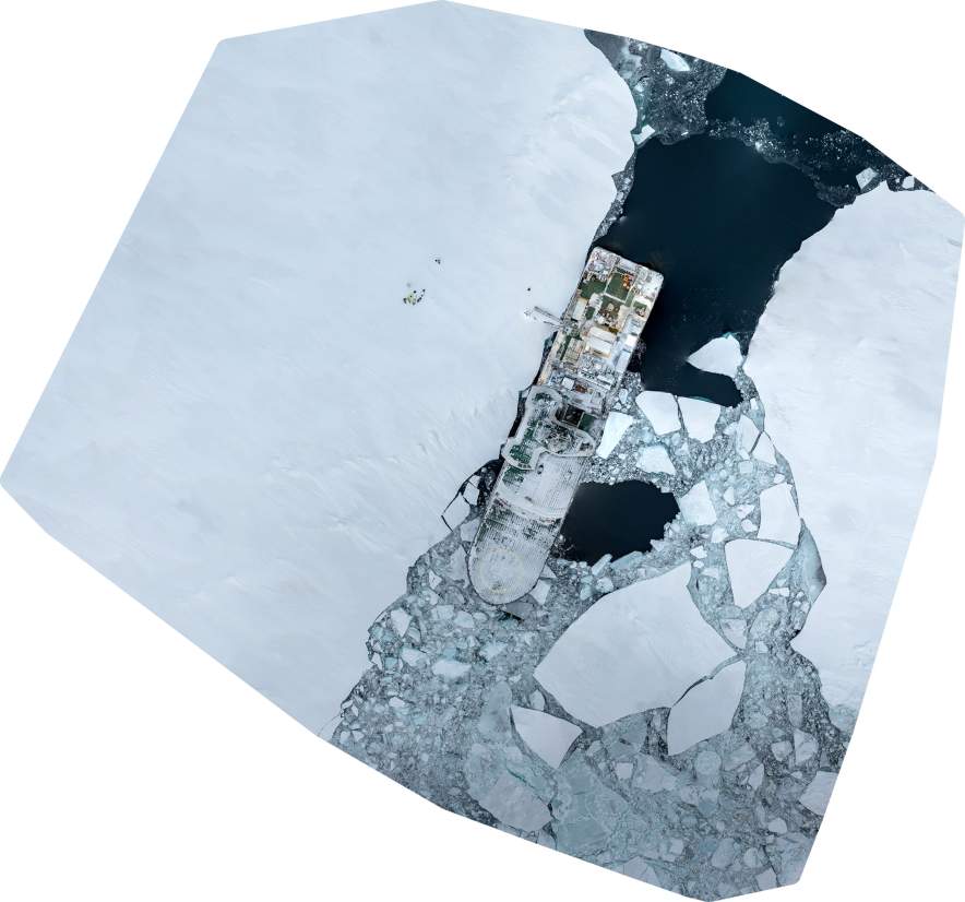 ice station from above – GIS view