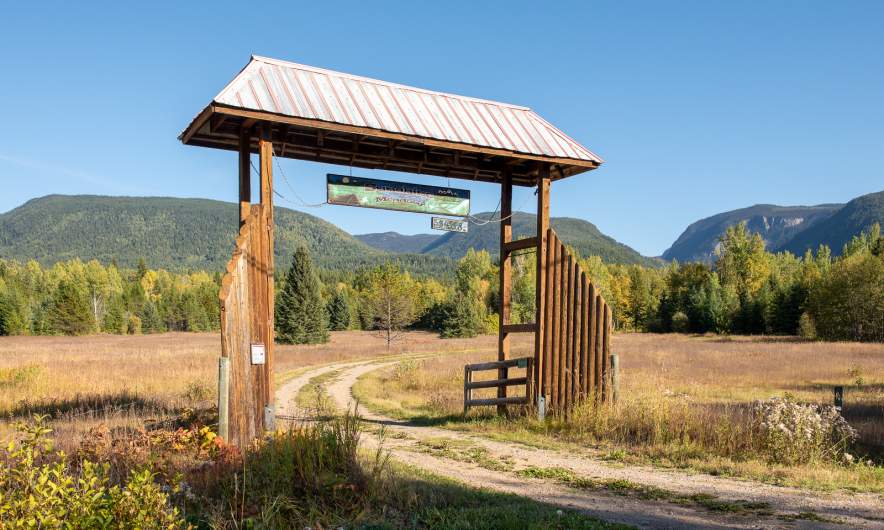 Ranch entrance