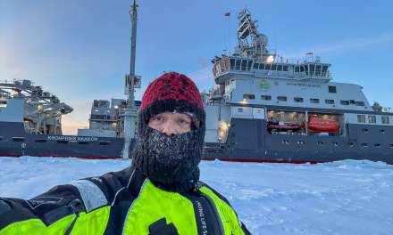 A selfie on the sea ice