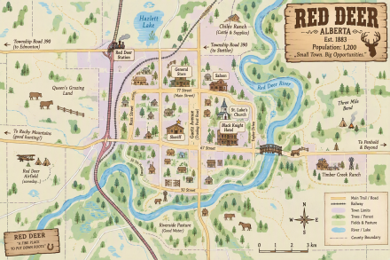 My image of Red Deer before being there
